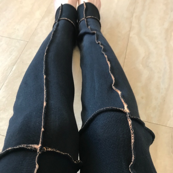 Halloween Leg Warmers Orange Mummy Over the Knee Socks Womens Warm Leggings Y2k - Picture 7 of 9